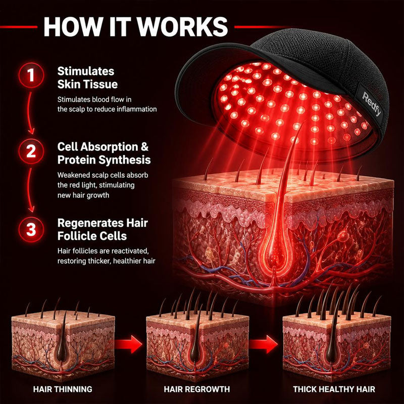 MRVERE-Red Light Therapy Cap